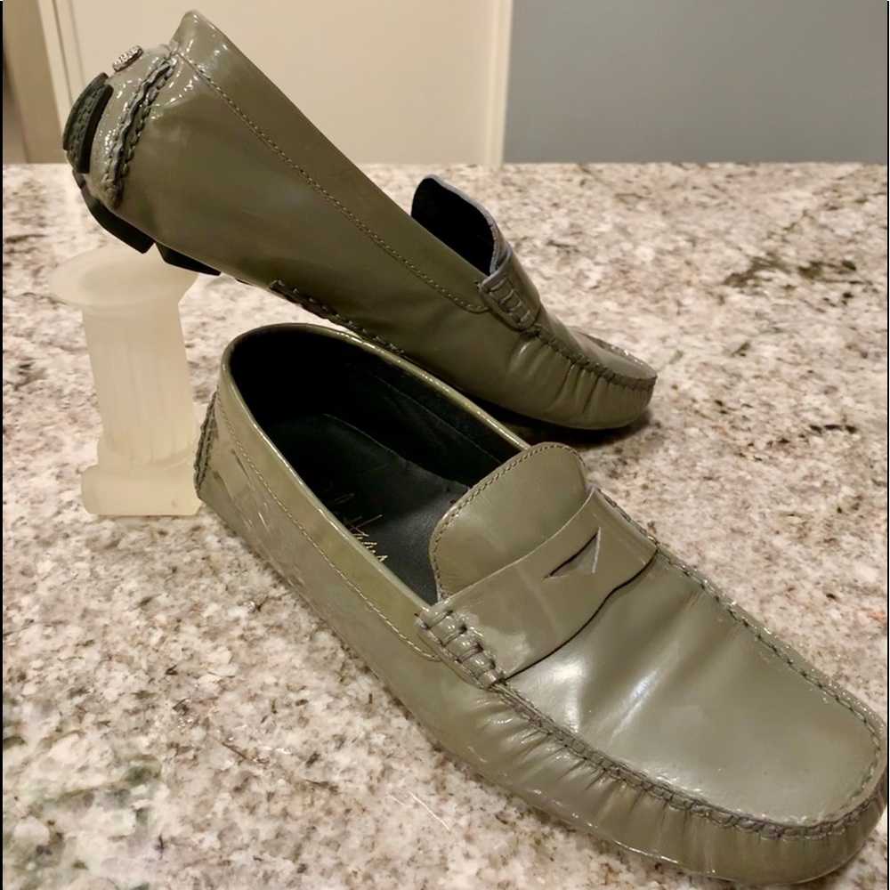 Cole Haan Grey Howland Penny Loader Leather